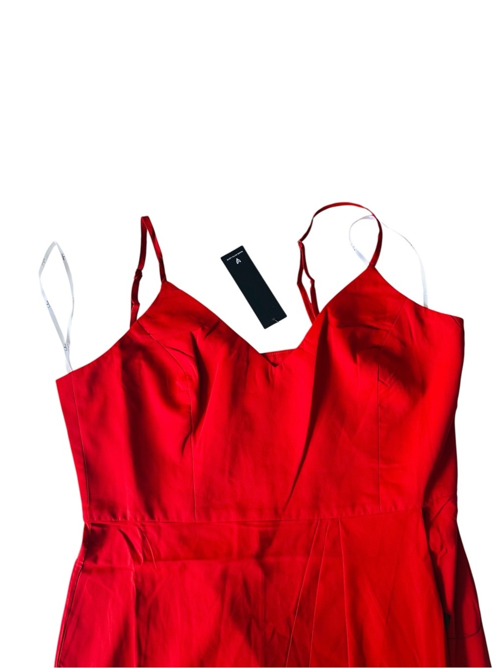 Lulu's Reinette Rust Red Midi Party Dress Womens L NWT - Picture 4 of 8